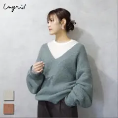 【美品】ungrid / ニット/ グリーン