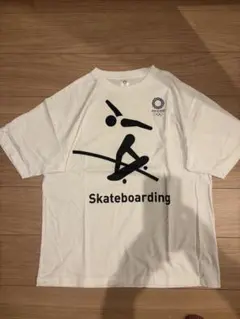オリンピック ピクトグラム スケボー tシャツ