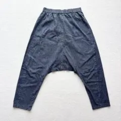 ミズイロインド　デニム調　サルエルパンツ　2