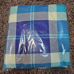掛け布団カバー シングル ブルーチェック柄 衣替え 抗菌防臭 布団カバー
