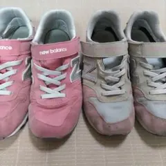 【2足】New Balance キッズシューズ 996 ピンク