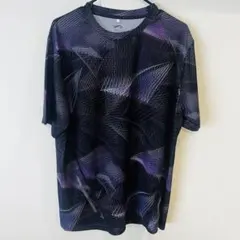 workmanメンズ Tシャツ 総柄 パープル系 Lサイズのサムネイル