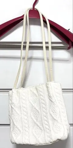 ニット ショルダーバッグ