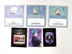 ツイステ　ブレイジングジュエル　フロイド　オーロラカード　ステッカー　セット