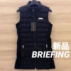 新品★42,900円 BRIEFING ハイブリッドダウンワンピース 黒×白XS