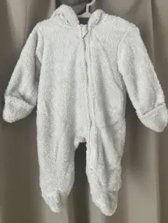 ベビー　くま耳ボアカバーオール(ジャンプスーツ)