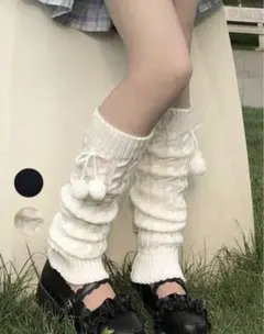 SHEIN レッグウォーマー ホワイト