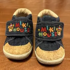 ミキハウス ファーストベビーシューズ ネイビー 13cm