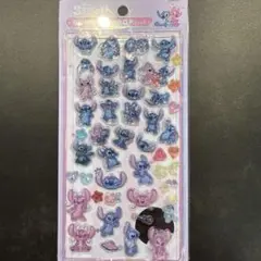 スティッチ　ボンボンドロップシール　ゆるちゅるシール