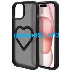 ラスタバナナ ケース ブラック iPhone15 14 13 共用 ハイブリッド
