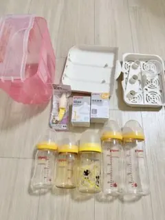 ピジョン 母乳実感 哺乳瓶 消毒ケースセット