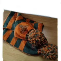 【新品未使用】ヴィヴィアンウエストウッド ポンポン付きマフラー　毛１００%