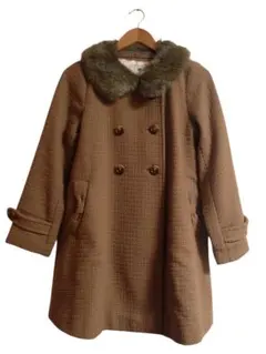 アースミュージック&エコロジー フェイクファー Pコート