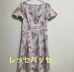 レッセパッセ　チューリップ柄ワンピース　花柄ワンピース
