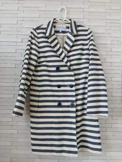 BEAUTY&YOUTH ストライプコート Mサイズ