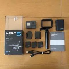 【豪華セット】GoPro HERO5 BLACK バッテリー3個＆充電器付き