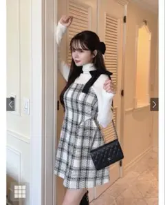 GRL tu1470 ミニワンピース　アイボリー　sサイズ