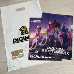 東京おもちゃショーデジモンビートブレイク ノベルティクリアファイル　ガイドブック
