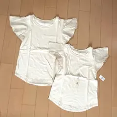 GAP Kids 肩フリルTシャツ 2枚セット 130cm 150cmのサムネイル