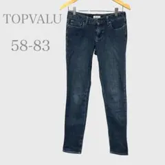 トップバリュ　スキニーデニムパンツ　ストレッチ　ブルー　XS相当のサムネイル