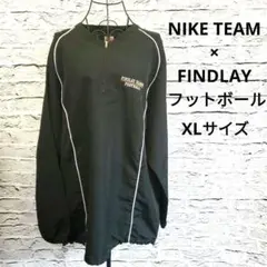 【刺繍ロゴ】NIKE TEAM×FINDLAY フットボール 黒L