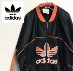 レア 80s adidas レイヤード トラック ジャケット 万国旗タグ　XL
