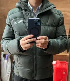 ラルフローレンRLX フード付きダウンジャケット ダークグリーン