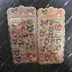 マイメロディ クロミ おしりシール ぷくっとシール