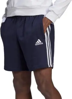 XO 新品 adidas スウェットショート ショートパンツ メンズ ネイビー