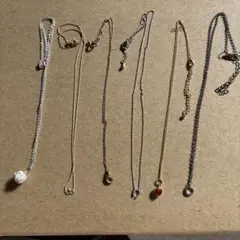 ネックレス ６本セット シルバー ゴールド