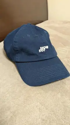 ネイビー キャップ刺繍ロゴ付き