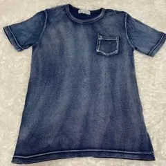 デニム　Tシャツ　レディースファッション　女性服　Mサイズ　インディゴカラー