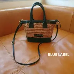 ブルーレーベル クレストブリッジ ペーパーヤーン ミニトートバッグ