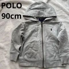 Polo Ralph Lauren フード付きセーター 90/52 グレー