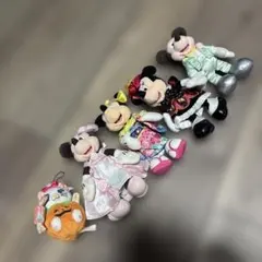 ディズニー　ぬいぐるみキーホルダー