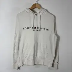 トレーナー スウェット 新品 ブランド ロゴ 白 パーカー トミー 
