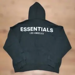 ESSENTIALS FEAR OF GOD ブラックパーカー Lサイズ