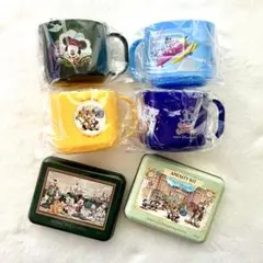 【非売品】コップ　缶　小物入れ　カップ　ディズニー　Disney 35周年