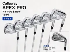 Callaway APEX PRO 5-P 6本 モーダス120S 4I付のサムネイル