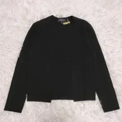 ✨️美品✨️　セオリー　圧縮レーヨン　カーディガン　黒　P