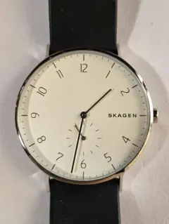 【ほぼ未使用・稼働品】SKAGEN 腕時計 AAREN アレン スモセコ
