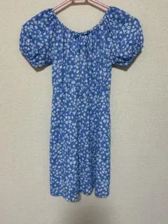 ZARA 花柄 半袖ワンピース 8 (CM 128)