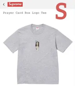 Supreme Prayer Card Box Logo Tee Grey S
