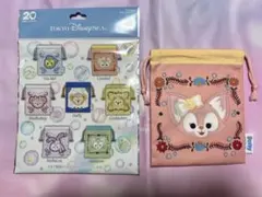 東京ディズニーシー ダッフィー＆フレンズ20周年ランダム巾着 リーナ・ベル