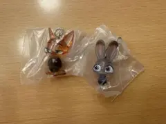 ズートピア2 めじるしアクセサリー ニックワイルドB.ジュディポップスA