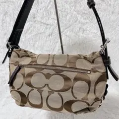 coach コーチ ワンショルダーバッグ ダッフルバッグ シグネチャー柄