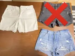 短パン　デニム　定価の70%OFFにて販売中