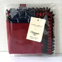 新品】近沢レース×ローラ アシュレイ ハンカチ ロンドン レース 赤