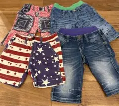 子供用ハーフパンツ4点セット
