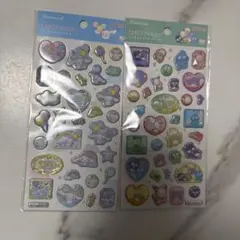 正規品ポップデコパーティー　ラメきらクリスタルシール　シナモロール、はぴだんぶい